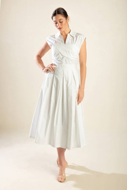 DREAMY IMPRESSION MIDI DRESS