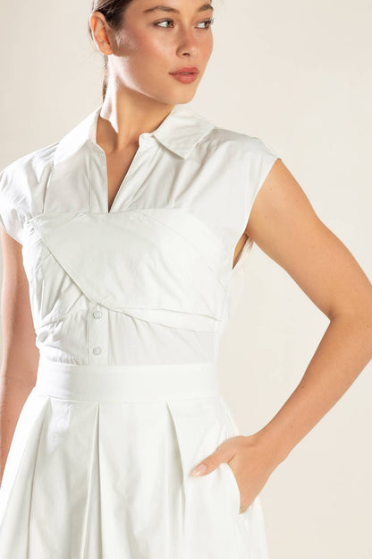 DREAMY IMPRESSION MIDI DRESS
