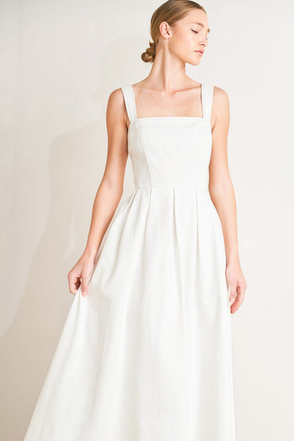 SERENE CHARM OFF WHITE MIDI DRESS FINAL
