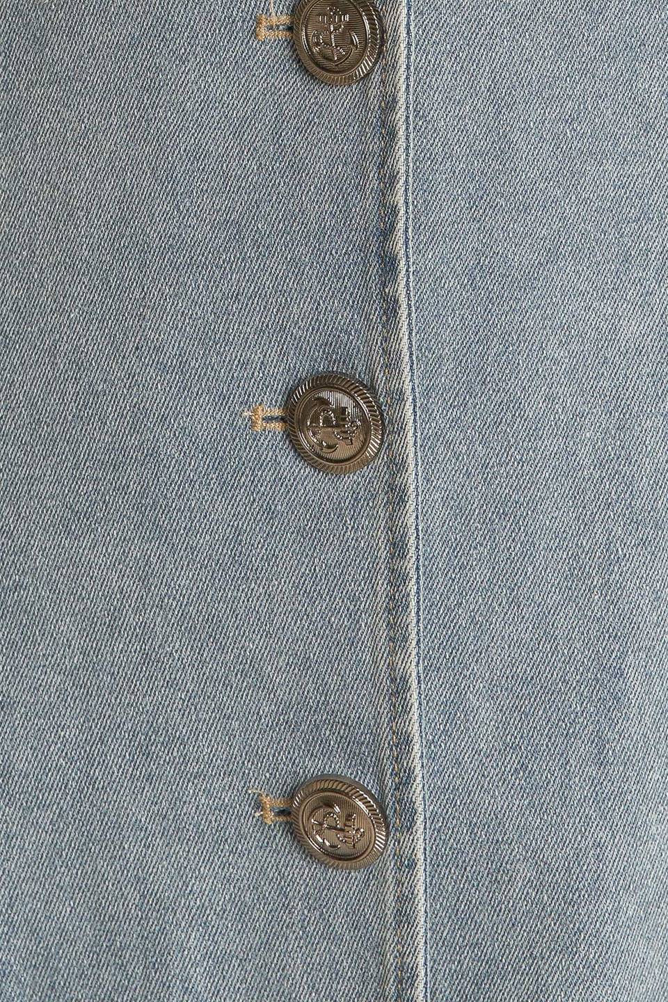 NAUTICAL & NICE LIGHT DENIM BUTTON DOWN DRESS