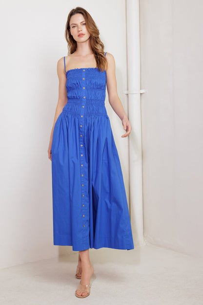 MOONLIGHT MIDI DRESS COBALT BLUE