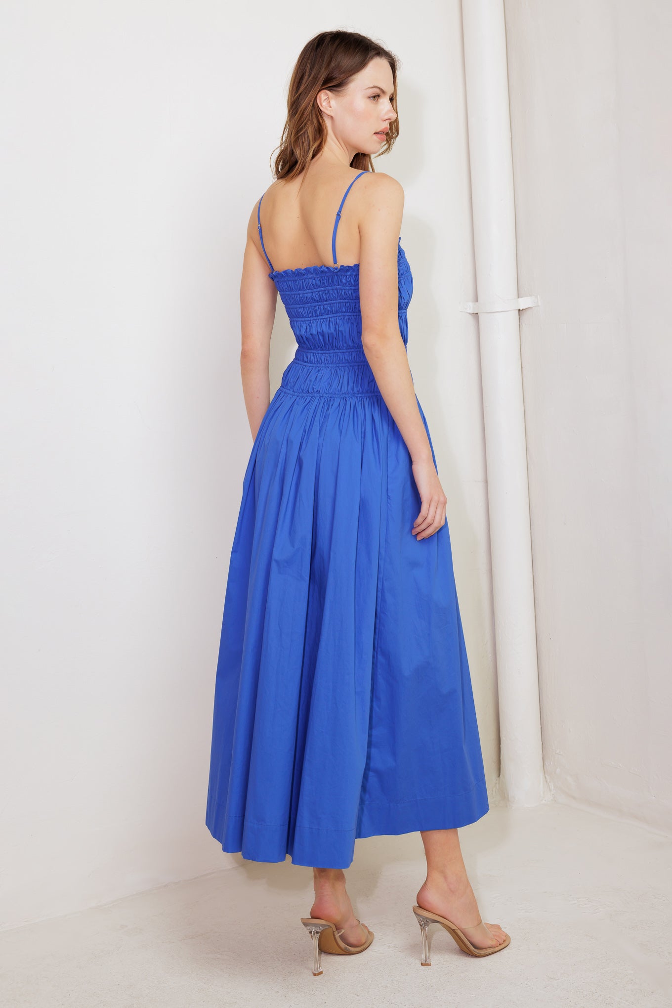 MOONLIGHT MIDI DRESS COBALT BLUE