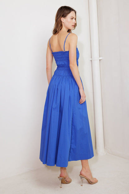MOONLIGHT MIDI DRESS COBALT BLUE
