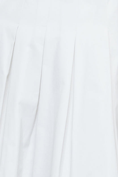 REVERIE WHITE MIDI DRESS