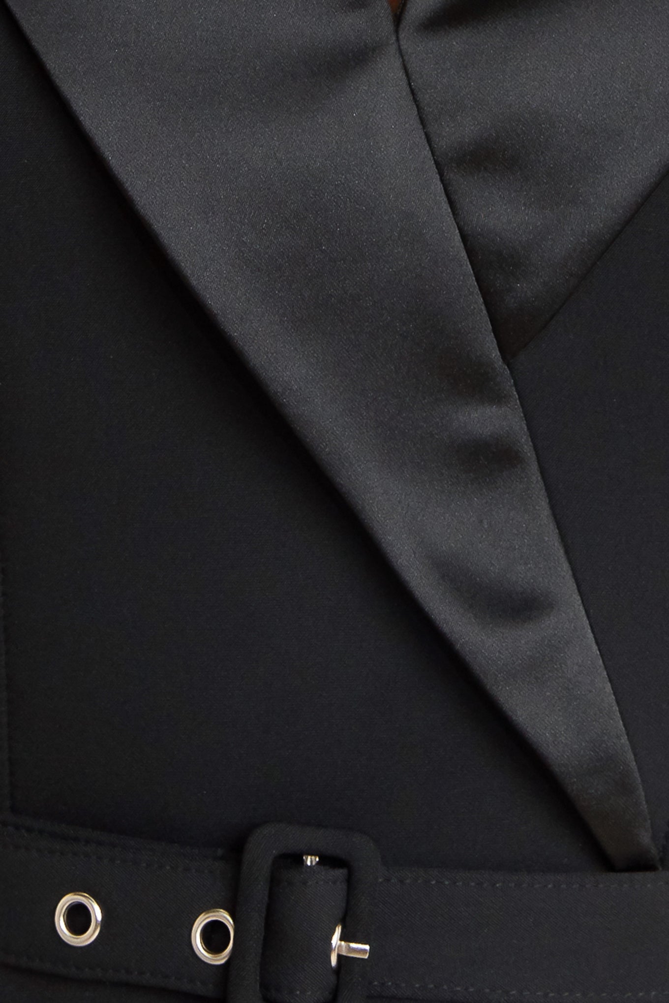 MIDNIGHT TUX BLACK MIDI DRESS