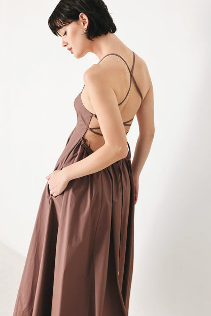 PURE OPEN BACK MIDI DRESS FINAL