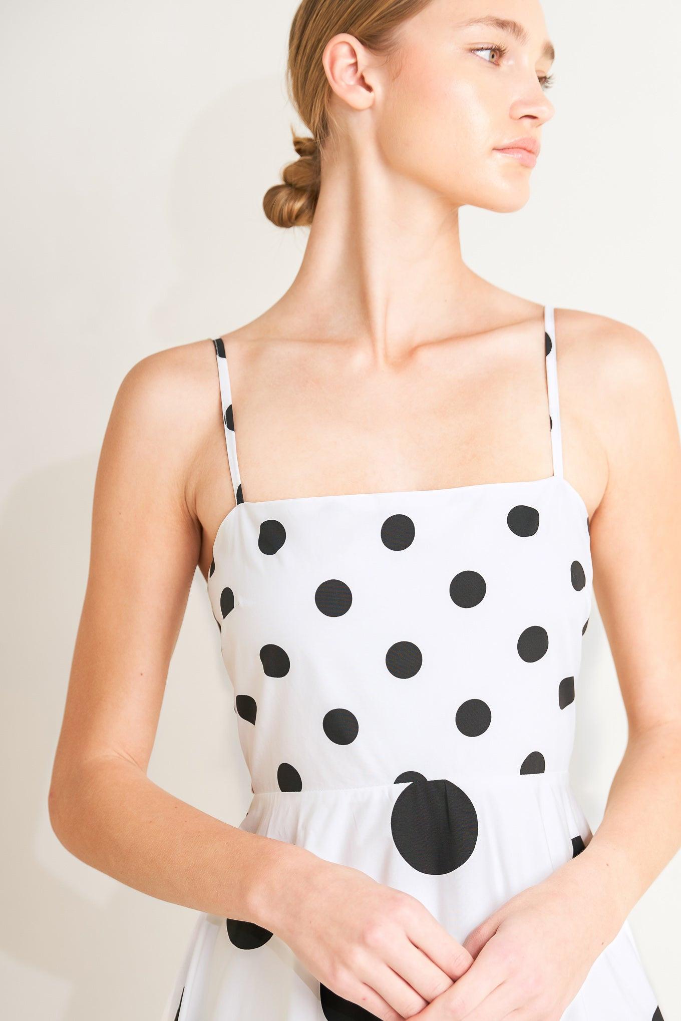 DOLCE VITA POLKA DOT MIDI DRESS FINAL