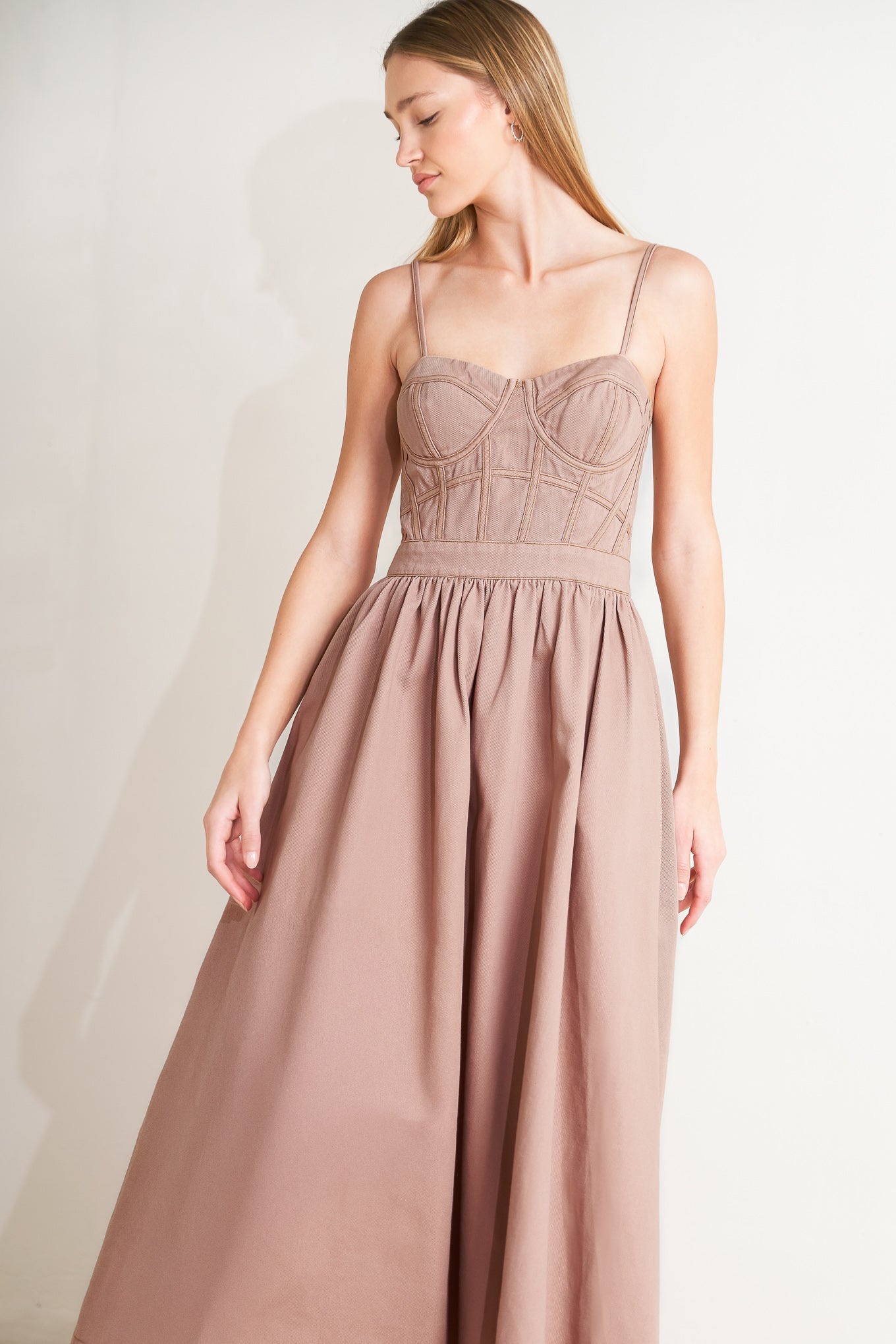 UNDERSTATED GLAM BUSTIER MIDI DRESS FINAL