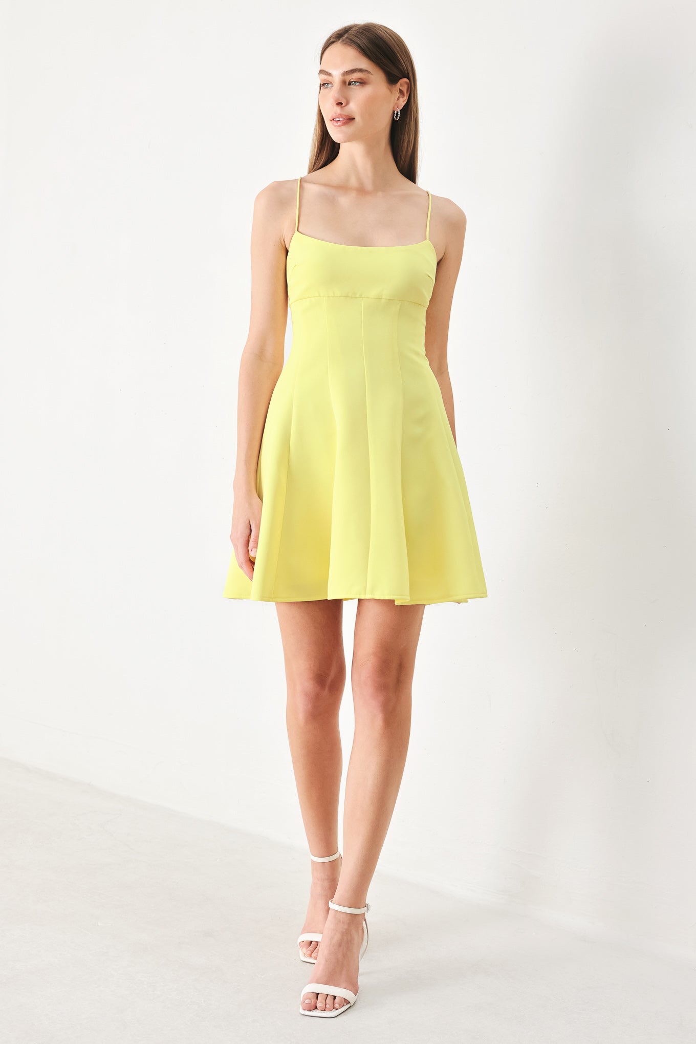 FRESH YELLOW CAMI DRESS