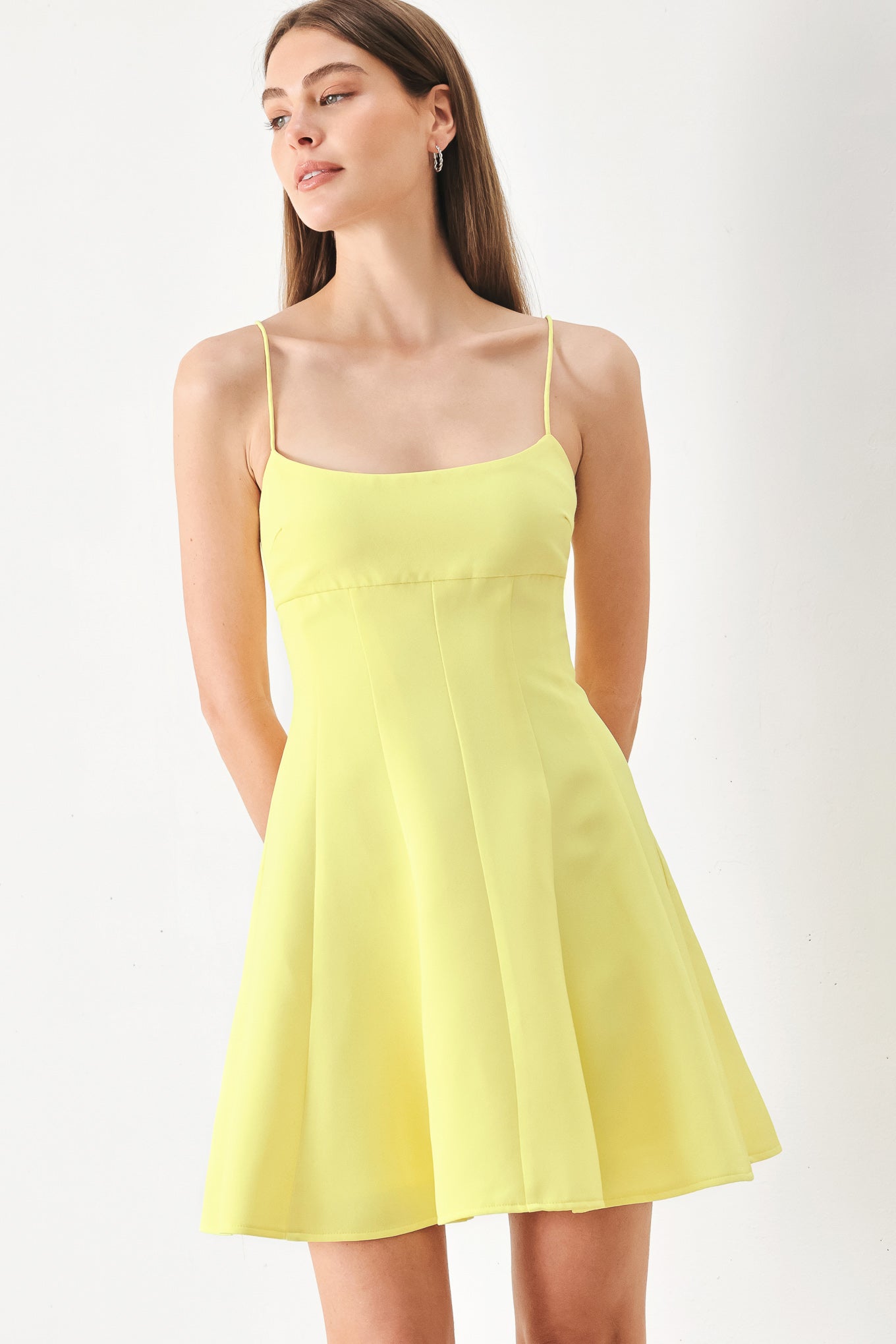 FRESH YELLOW CAMI DRESS