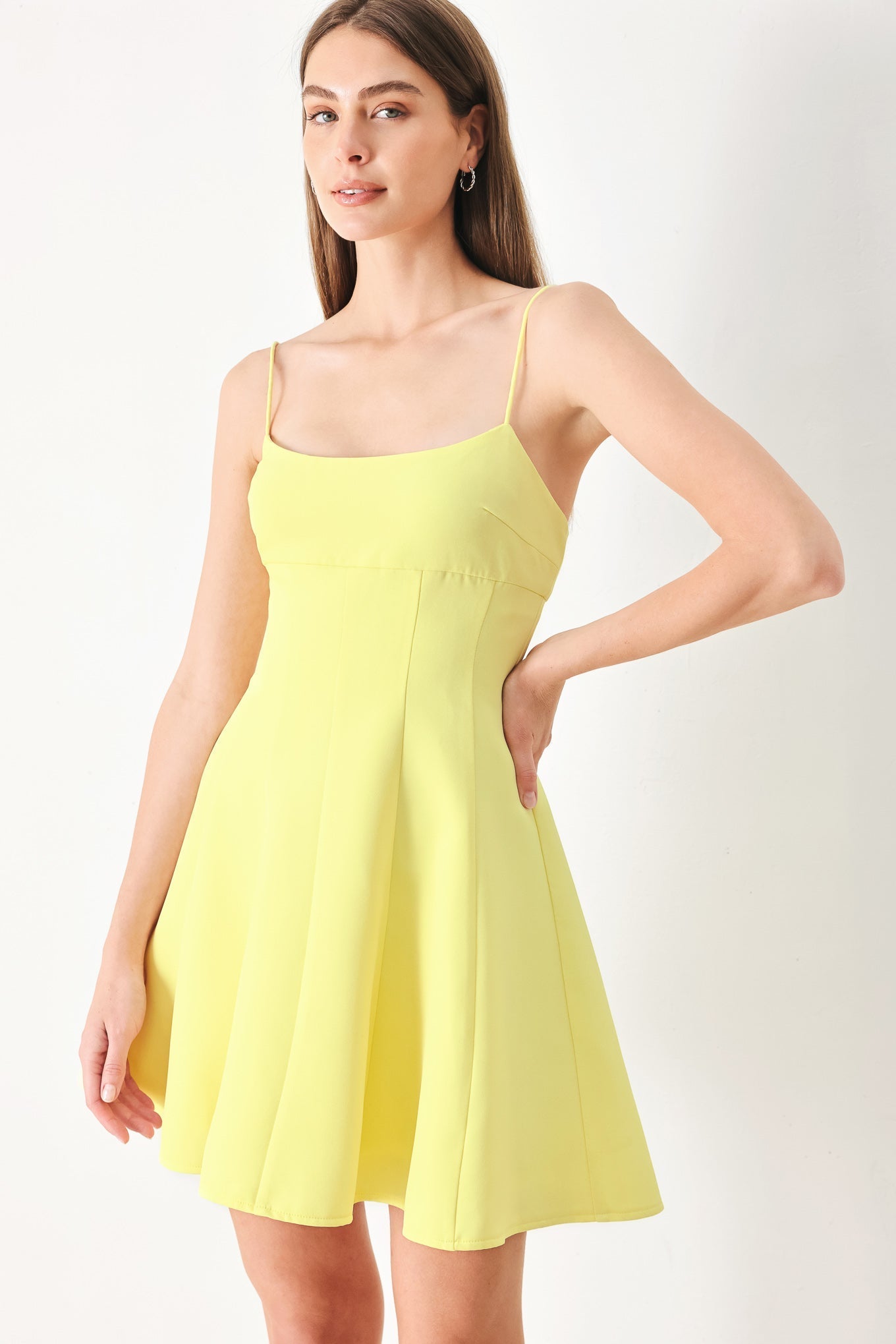FRESH YELLOW CAMI DRESS