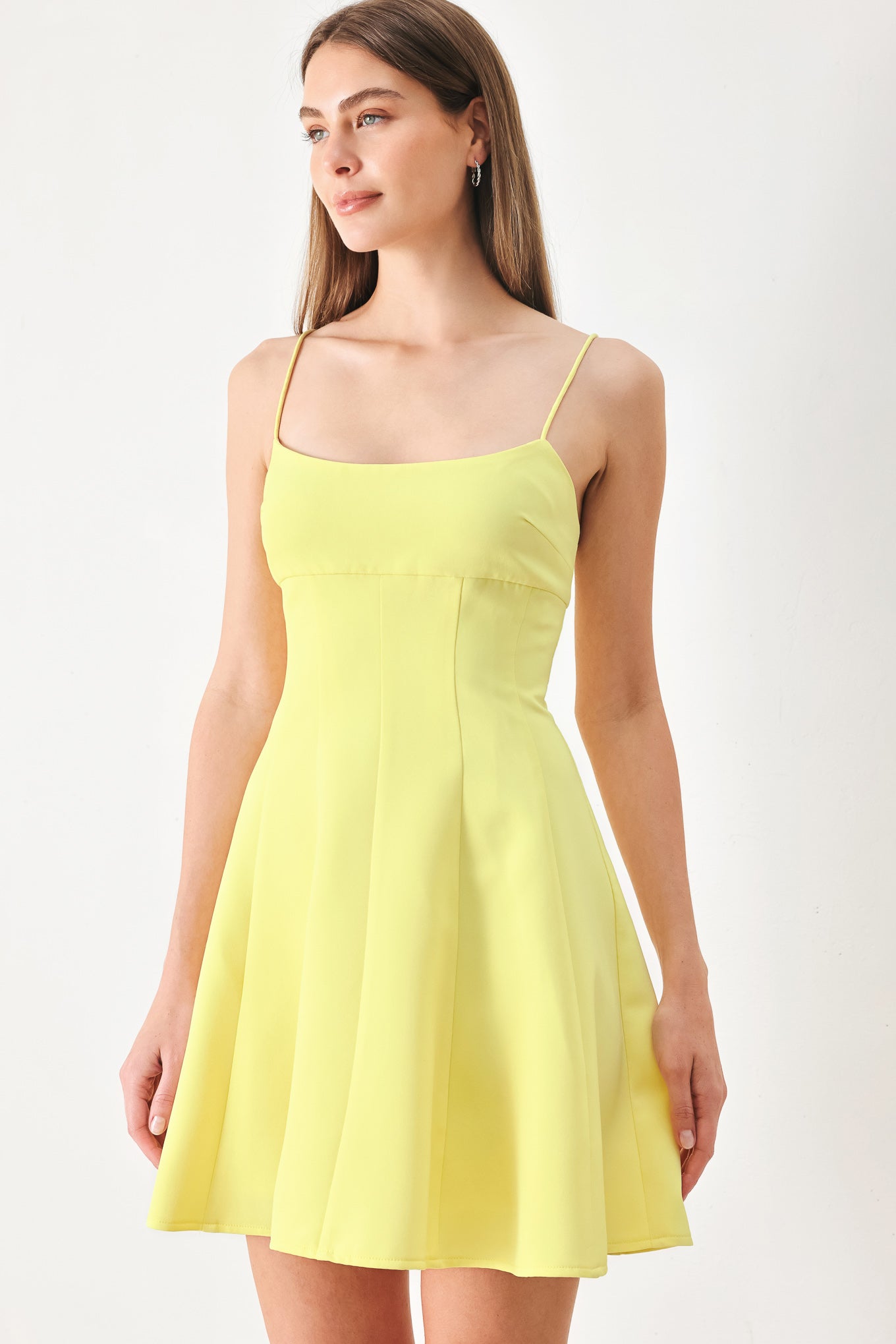 FRESH YELLOW CAMI DRESS