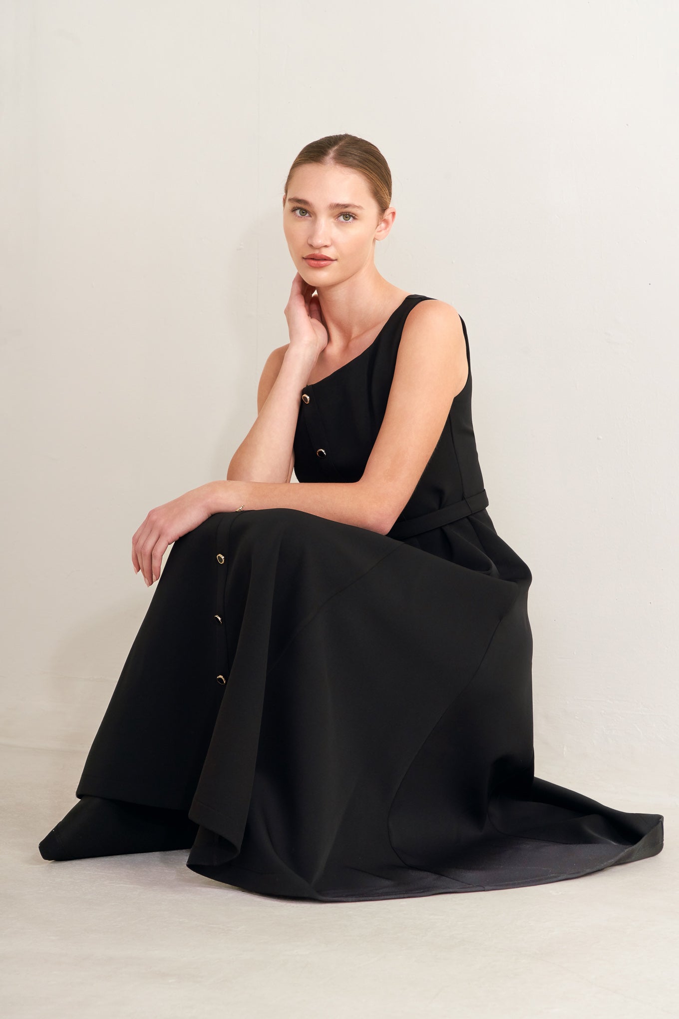 PARIS AFTER DARK MIDI DRESS