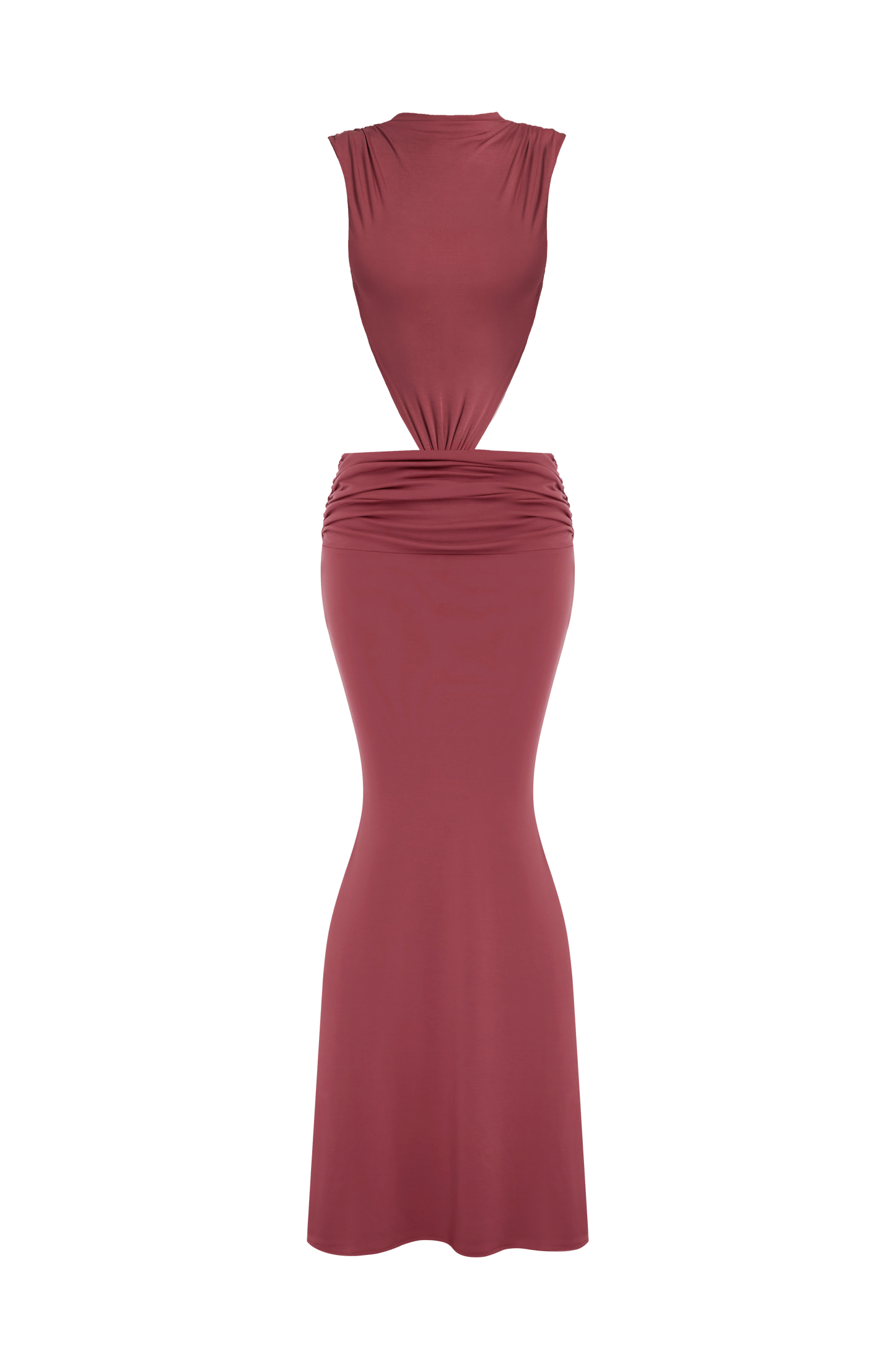 Fenella Maxi Dress Rose Brown