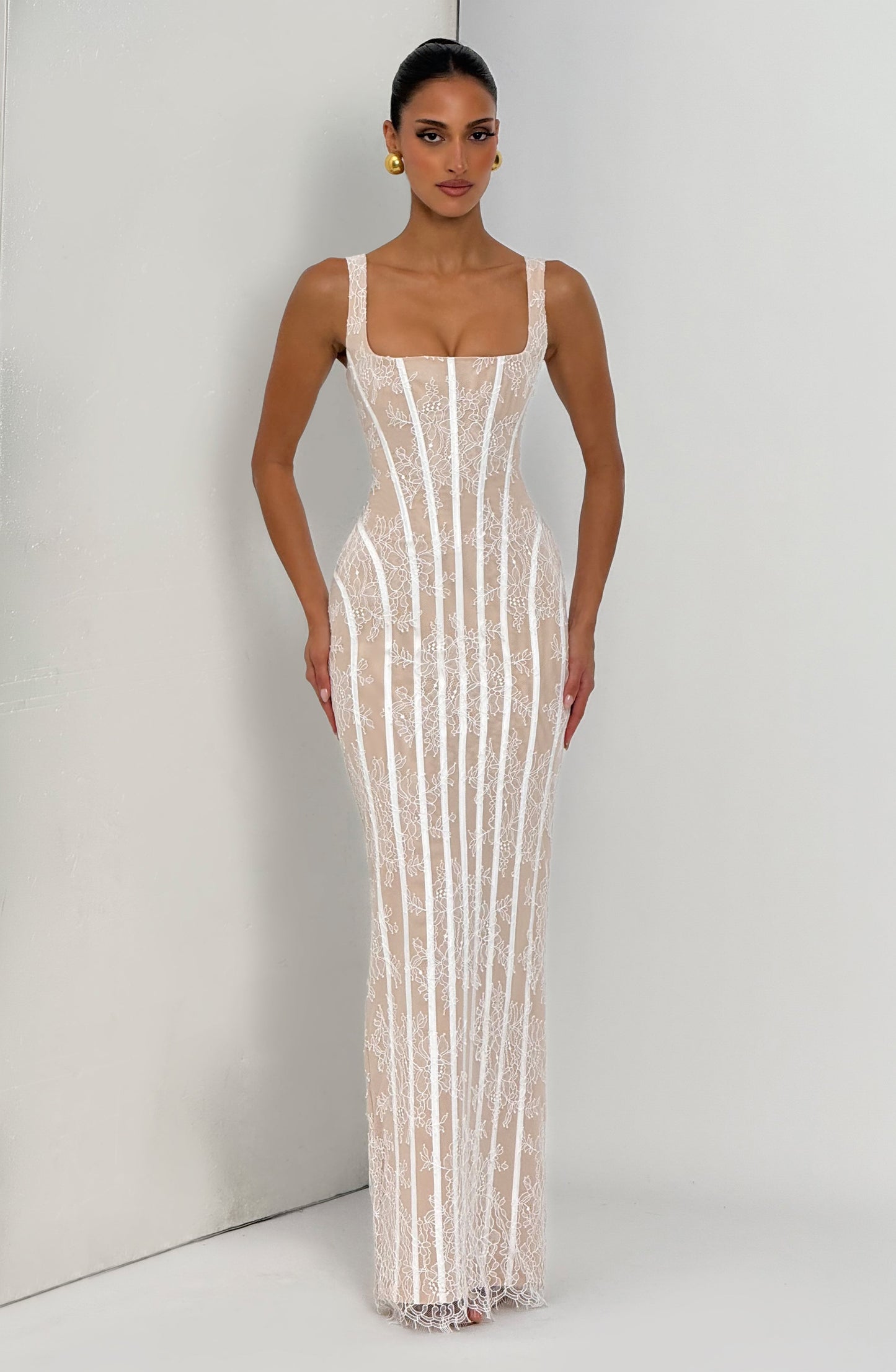Polina Maxi Dress Ivory