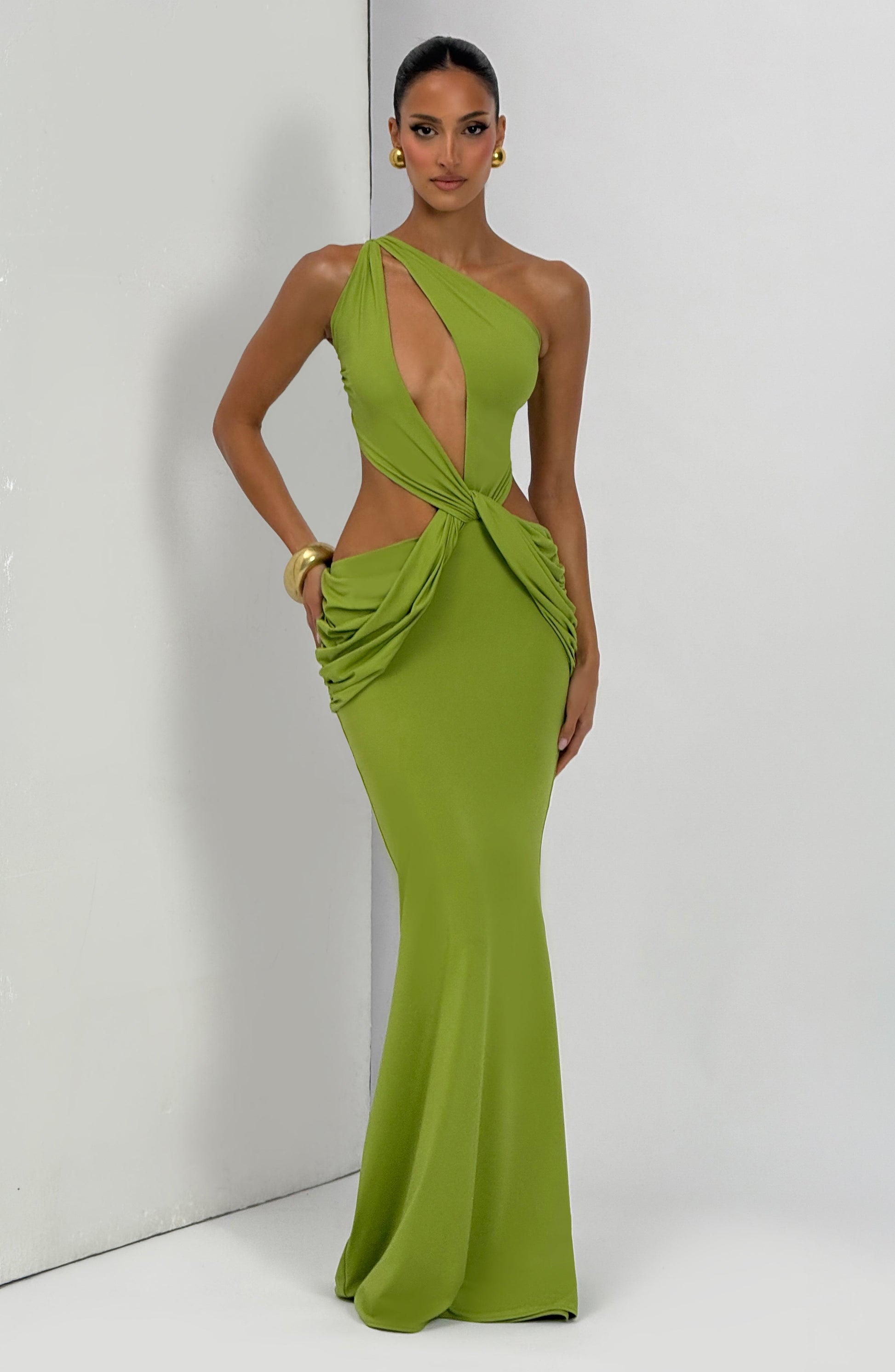 Onyx Maxi Dress Olive