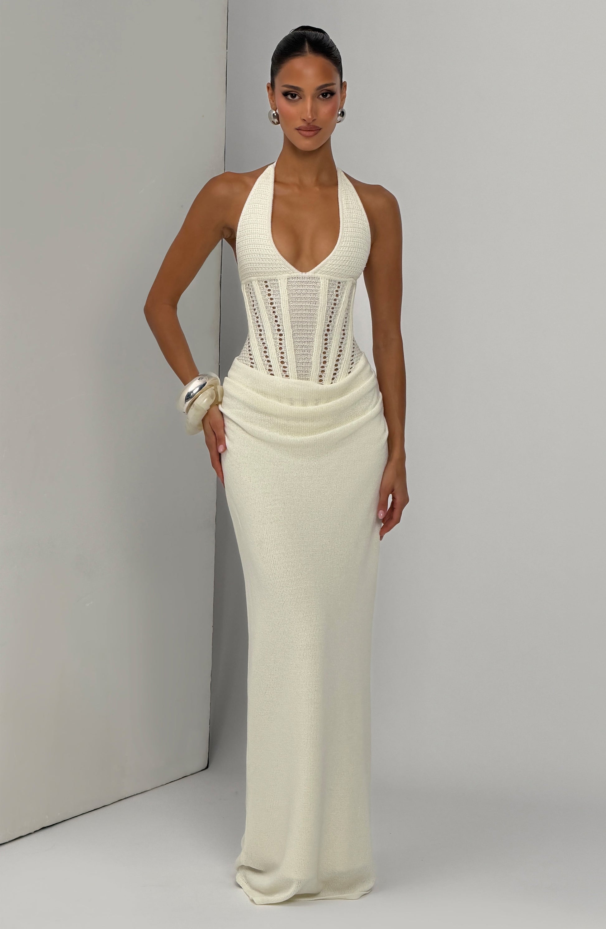 Neeka Maxi Dress Ivory