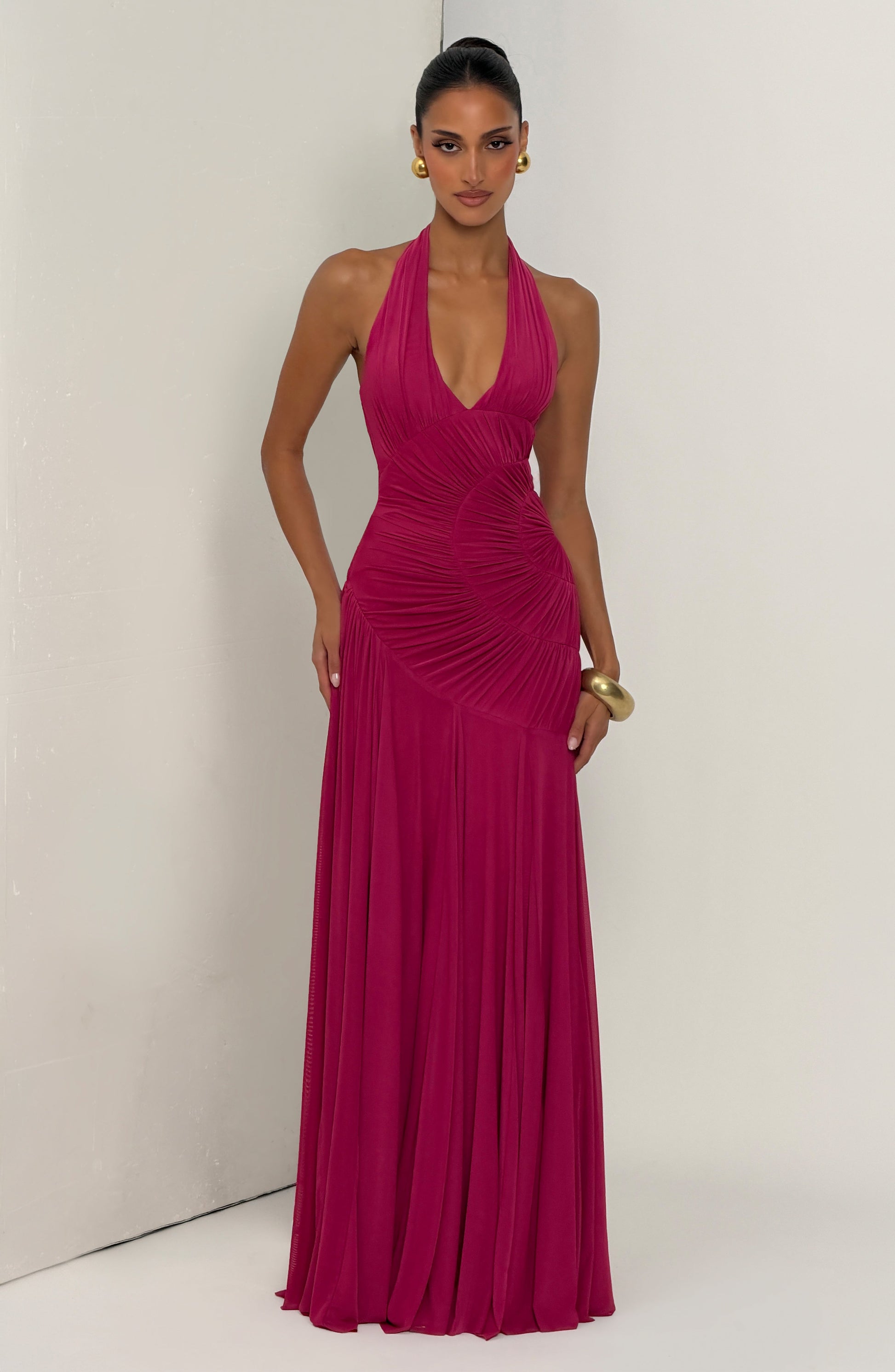 Cova Maxi Dress Raspberry