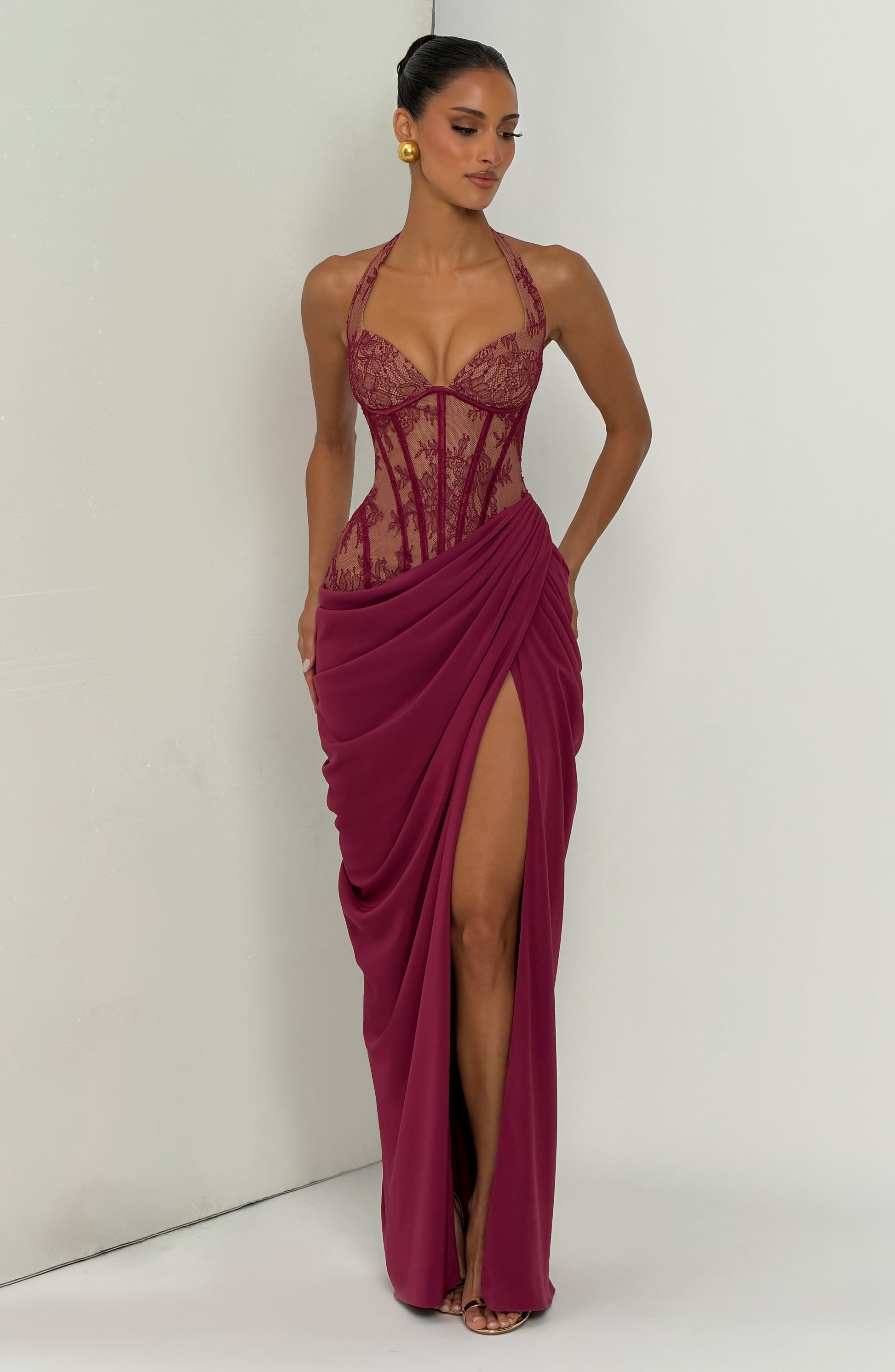 Bonita Maxi Dress Mulberry