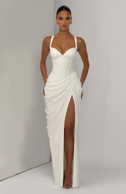 Elara Maxi Dress Ivory