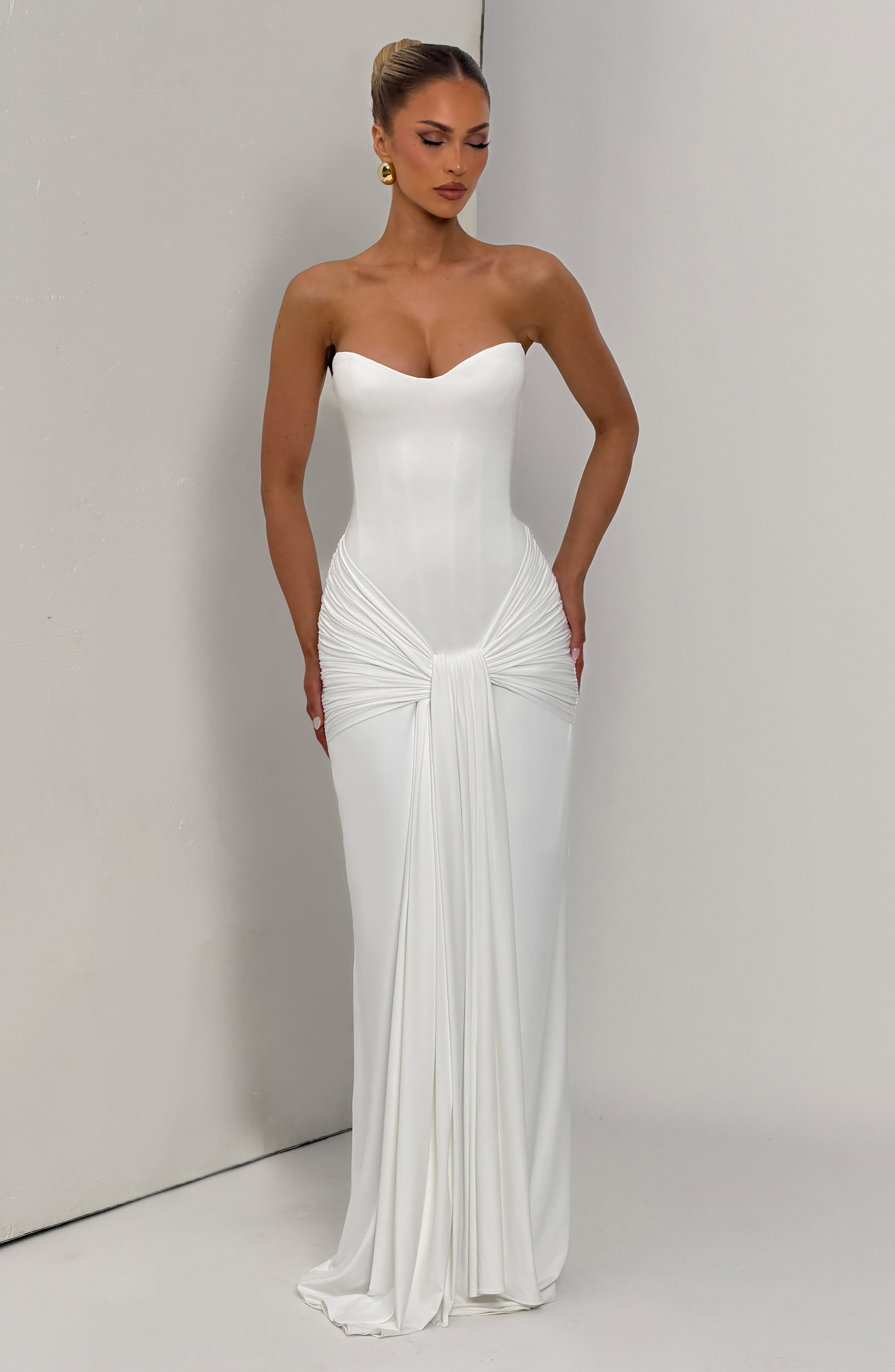 Gia Maxi Dress Ivory
