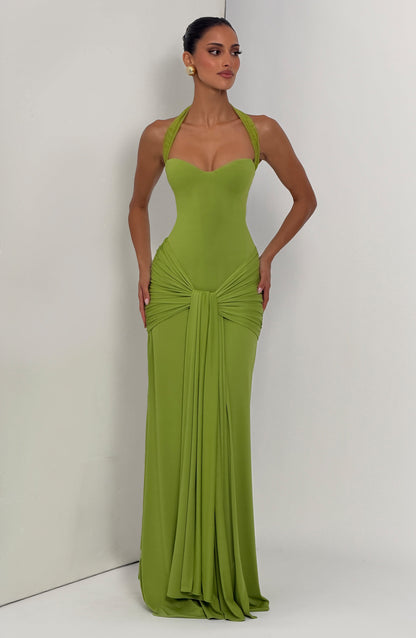 Gia Maxi Dress Olive