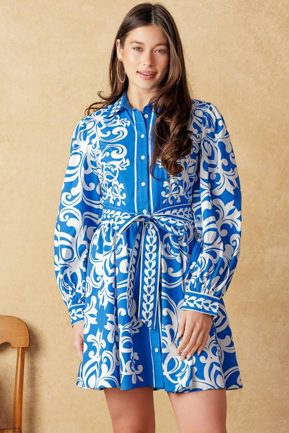 MOONSTONE DREAMS MINI DRESS BLUE
