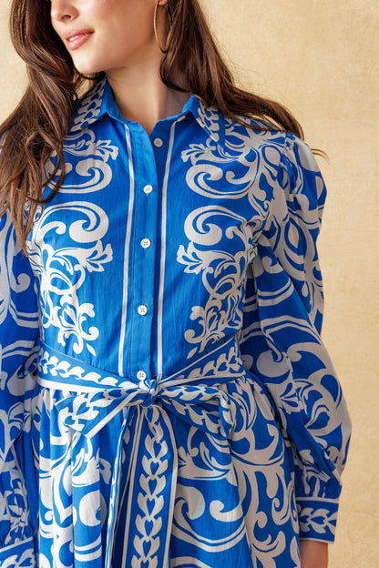 MOONSTONE DREAMS MINI DRESS BLUE