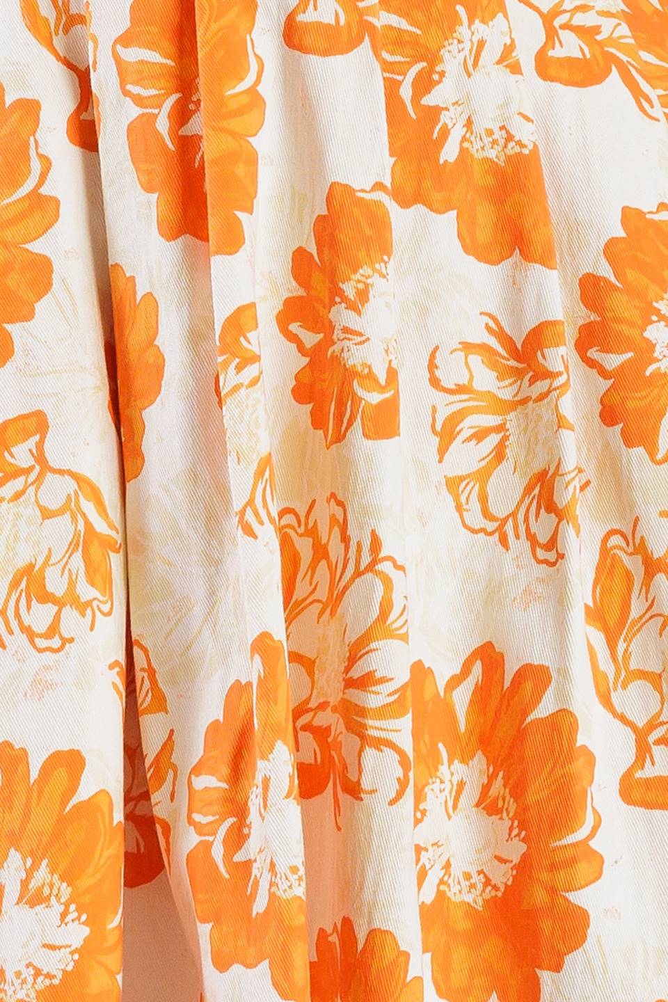 TANGERINE MIMOSAS ORANGE FLORAL MINI DRESS FINAL