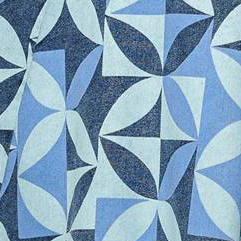 GWENNY GEOMETRIC BLUE DENIM MIDI DRESS FINAL