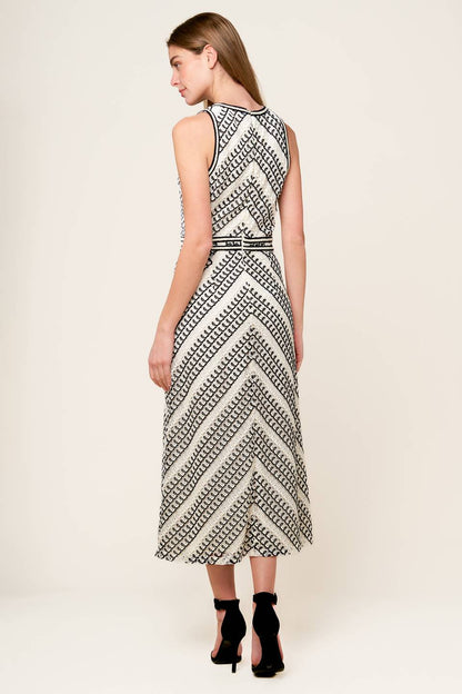 CARLISLE CROCHET MIDI DRESS
