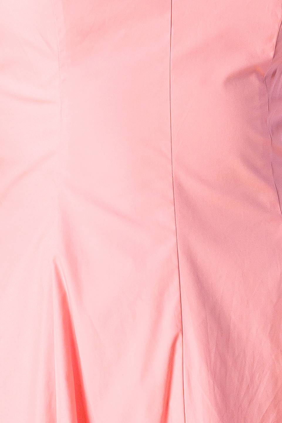 SWEET NOTHINGS SHOULDER BOW MIDI DRESS PEACH