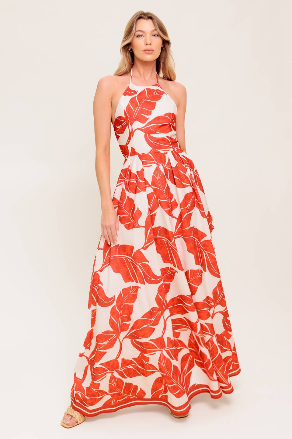 MARLEY MAXI DRESS TROPICAL HALTER MAXI- FINAL