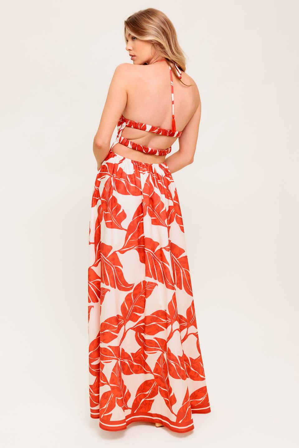 MARLEY MAXI DRESS TROPICAL HALTER MAXI- FINAL