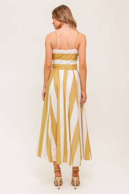 DESERT SANDS TAUPE MIDI DRESS