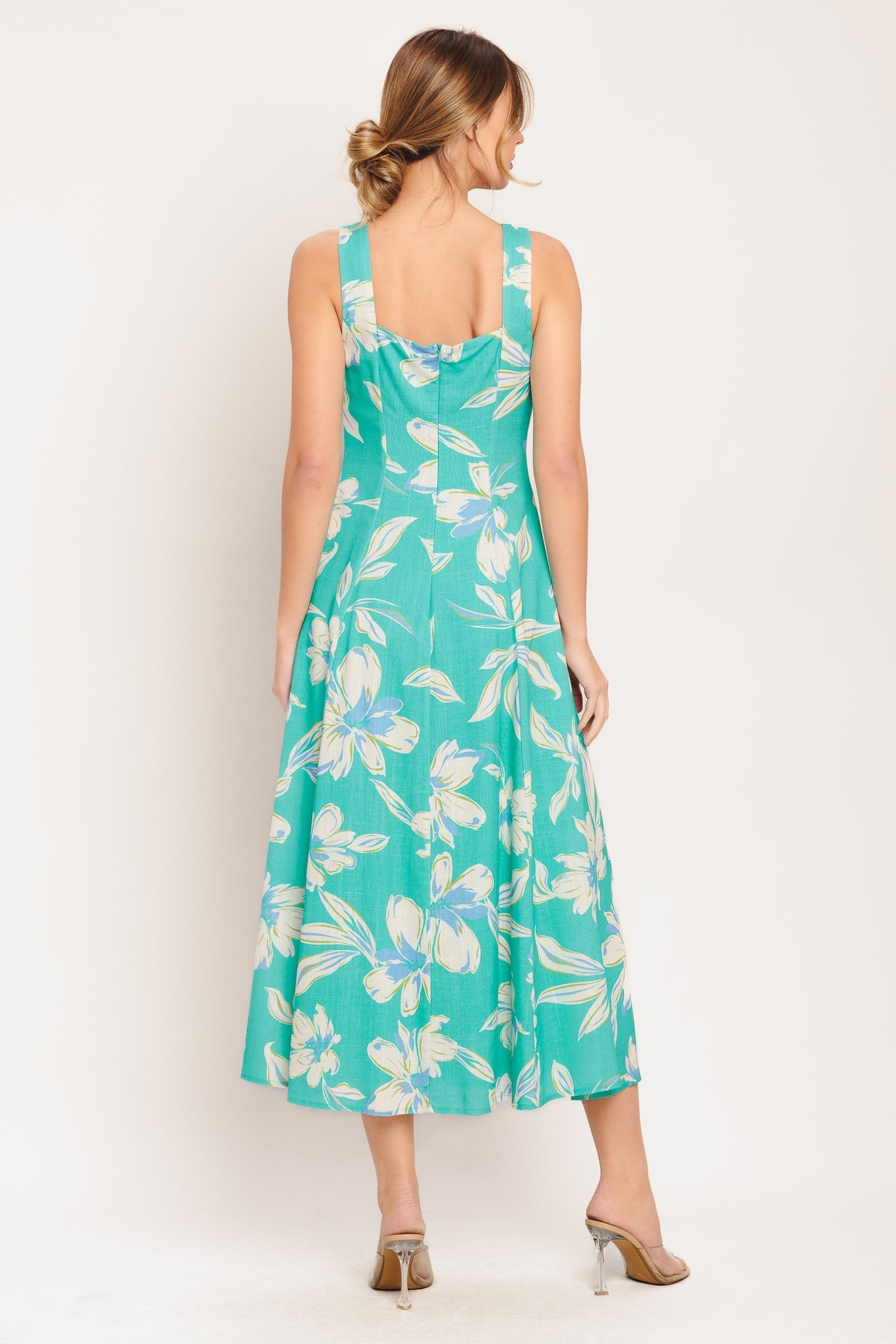 AQUA DAYDREAMS MIDI DRESS