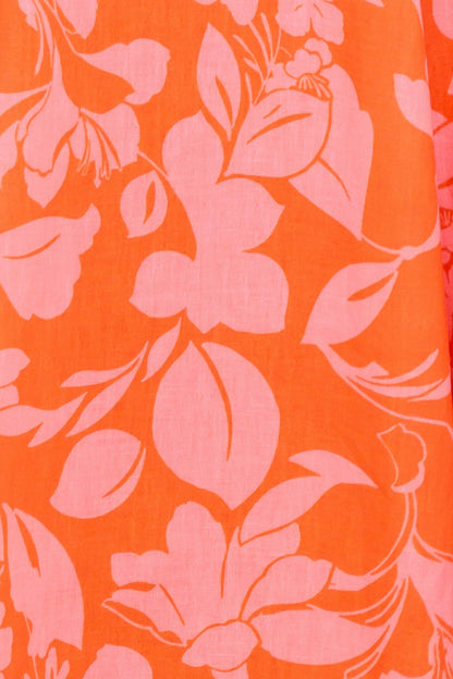 CITRUS GARDEN MIDI DRESS