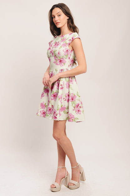 BLOSSOM BABE PINK MINI DRESS
