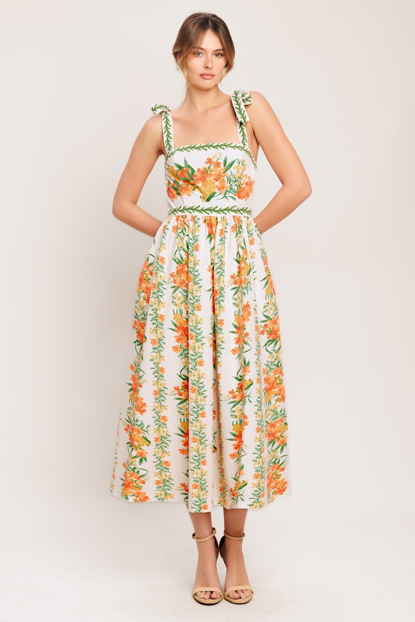 MARIGOLD BREEZE MIDI DRESS