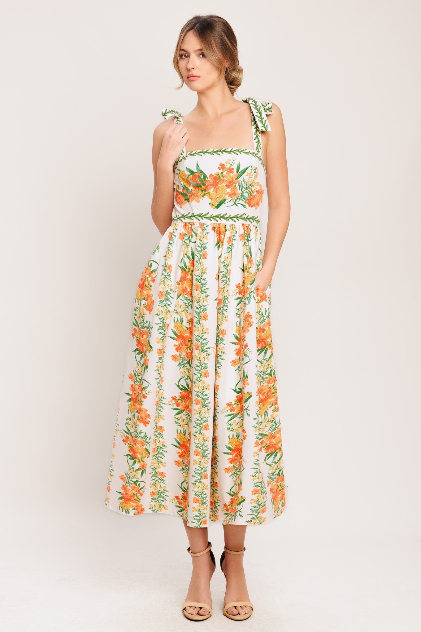 MARIGOLD BREEZE MIDI DRESS