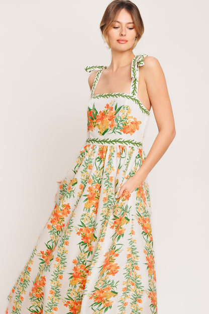 MARIGOLD BREEZE MIDI DRESS