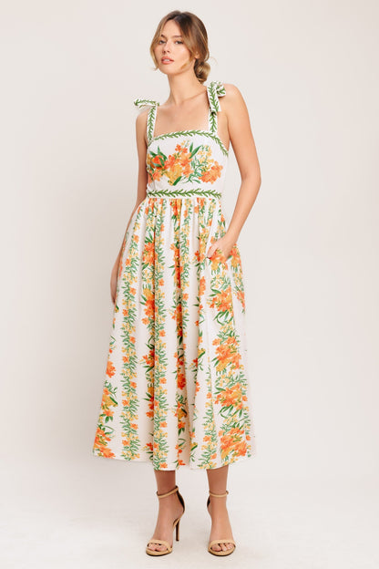 MARIGOLD BREEZE MIDI DRESS