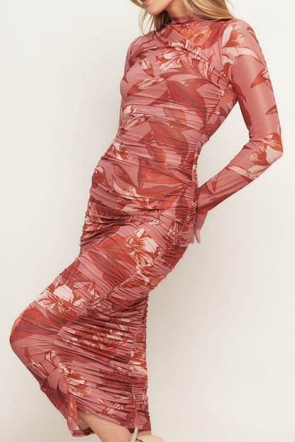 Size Small, INSTA WORTHY SIENNA POWER MESH MIDI DRESS FINAL