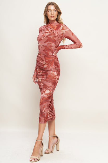 Size Small, INSTA WORTHY SIENNA POWER MESH MIDI DRESS FINAL