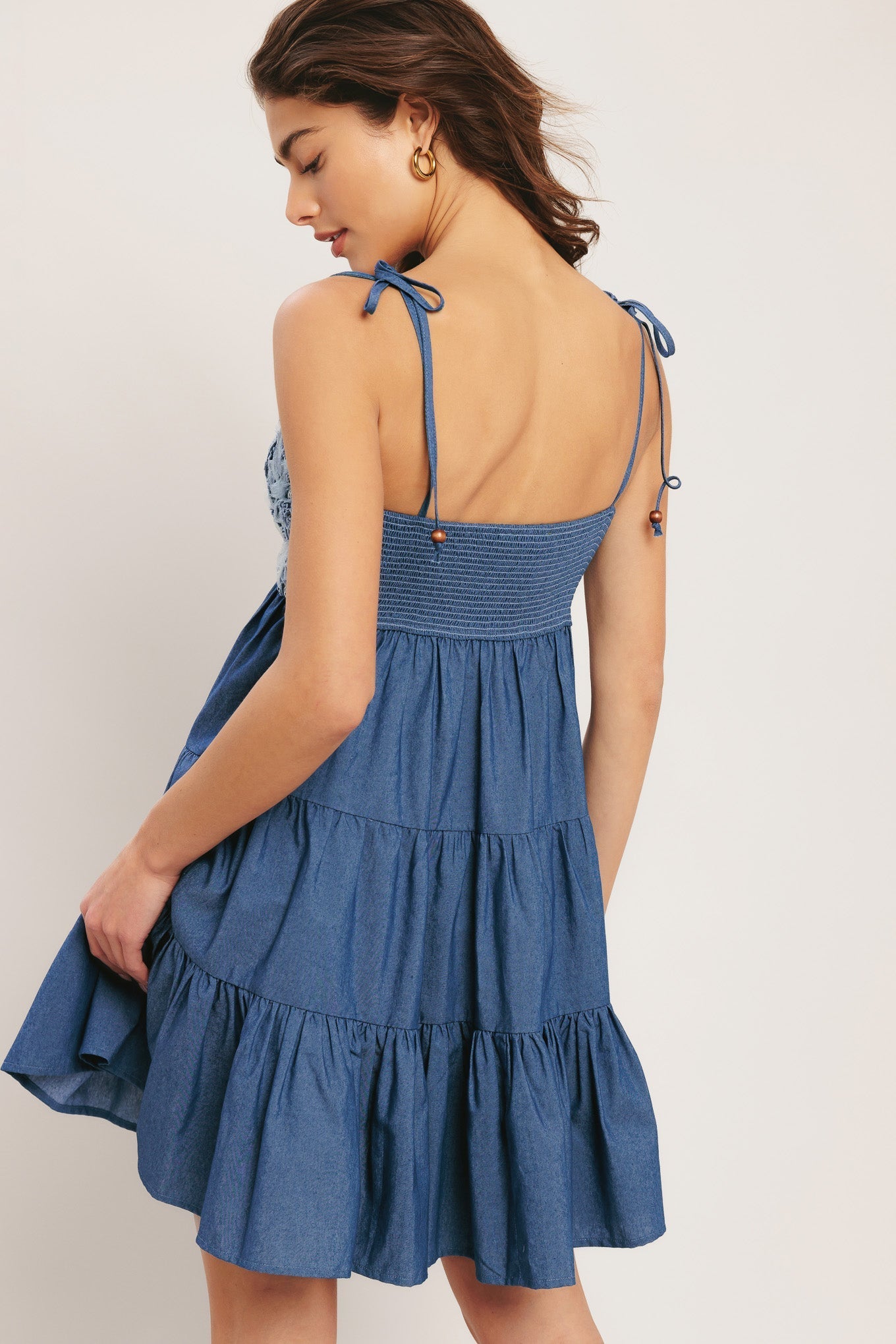 BLUEBELL BABYDOLL MINI DRESS