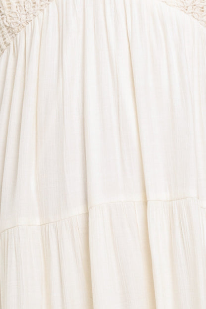 AZURE REVERIE CREAM MAXI DRESS