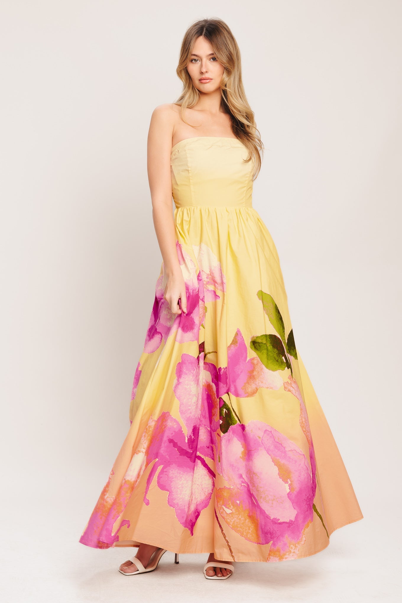 DREAMY OMBRE LIGHT YELLOW MAXI DRESS FINAL
