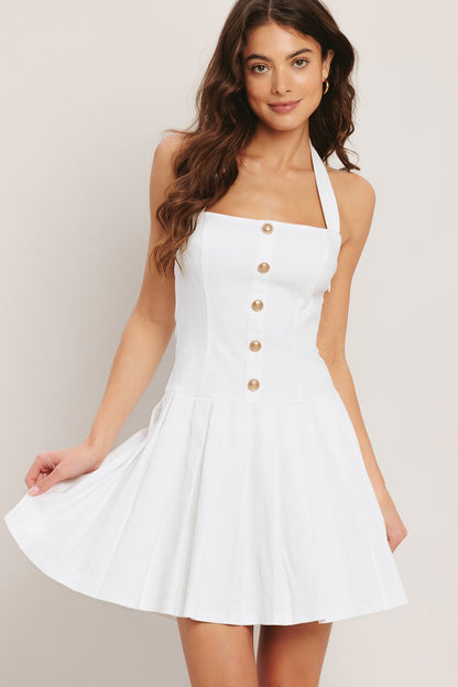 SUMMER CLUBHOUSE WHITE MINI DRESS FINAL