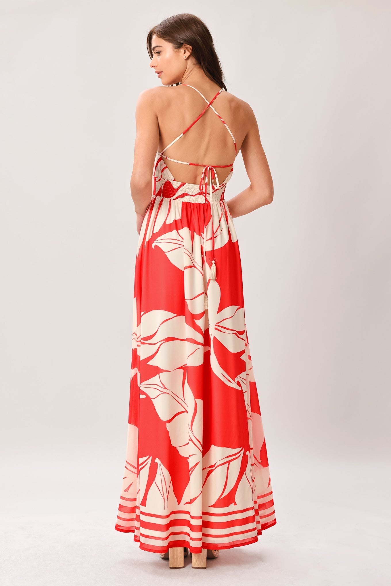 TROPIC BLOOMS RED MAXI DRESS FINAL
