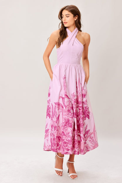 ROSELIGHT DREAM LIGHT PINK MIDI DRESS FINAL